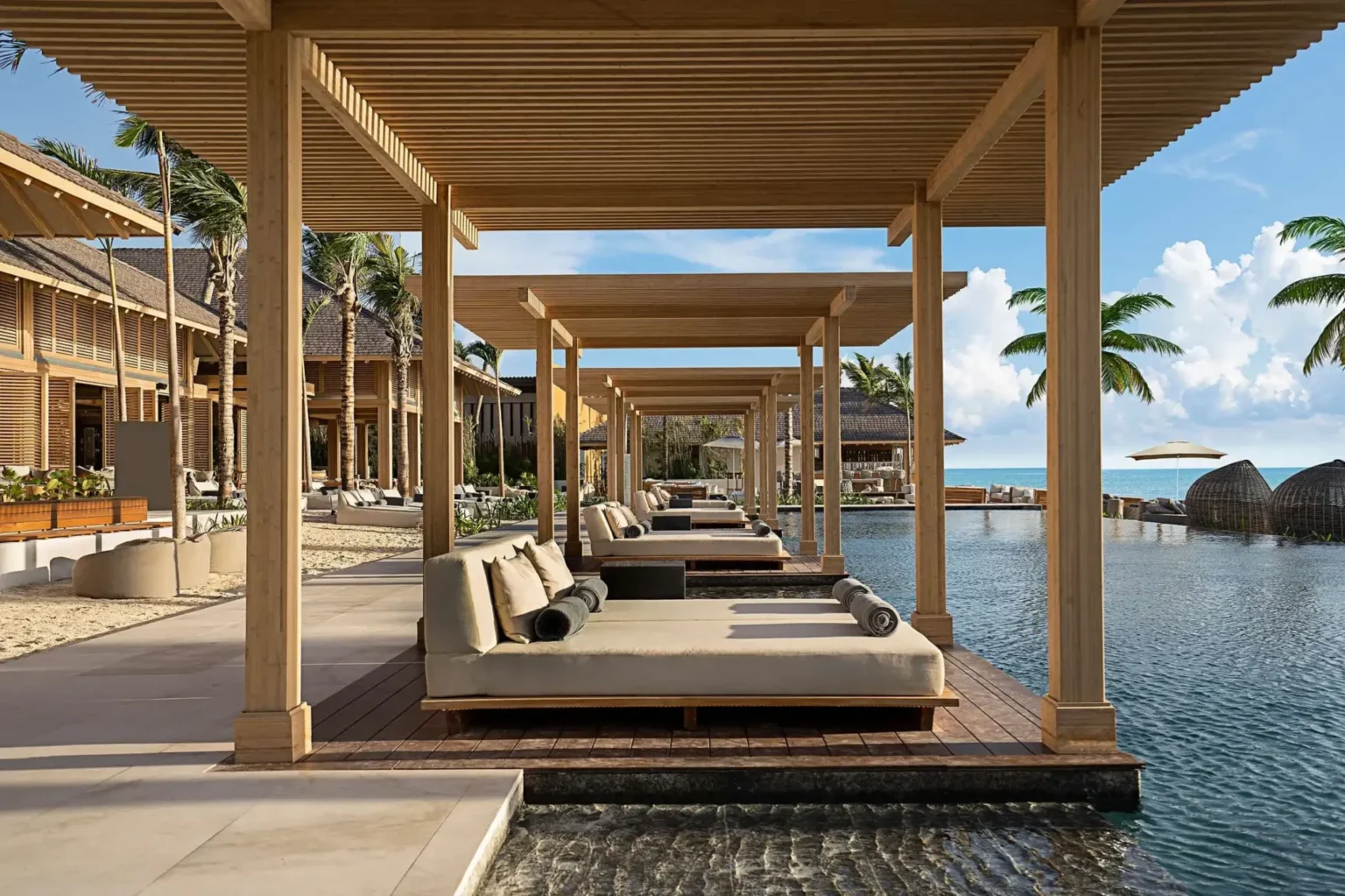 Pool cabanas