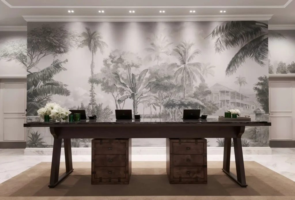 Rosewood Baha Mar lobby, Nassau
