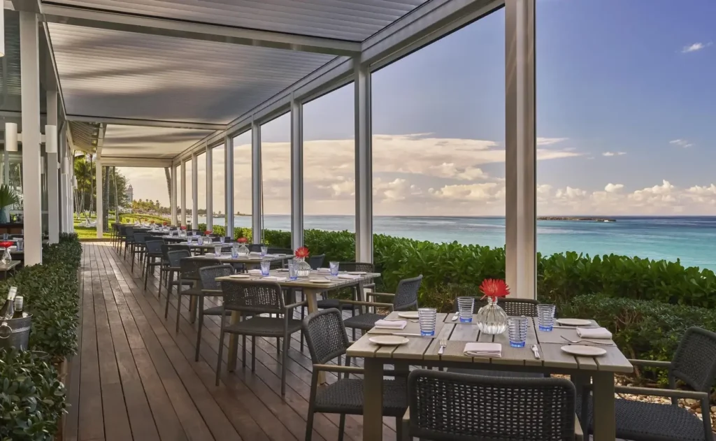 The Ocean Club restaurant, Bahamas