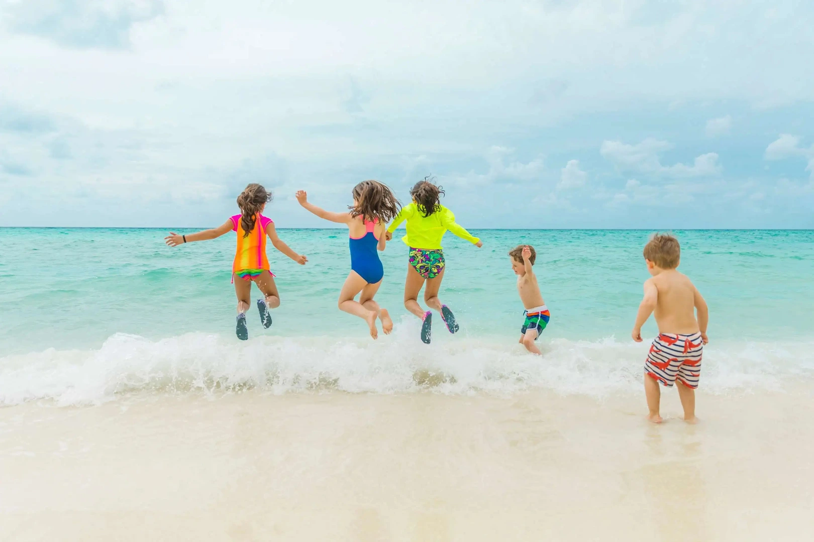 Families at COMO Parrot Cay