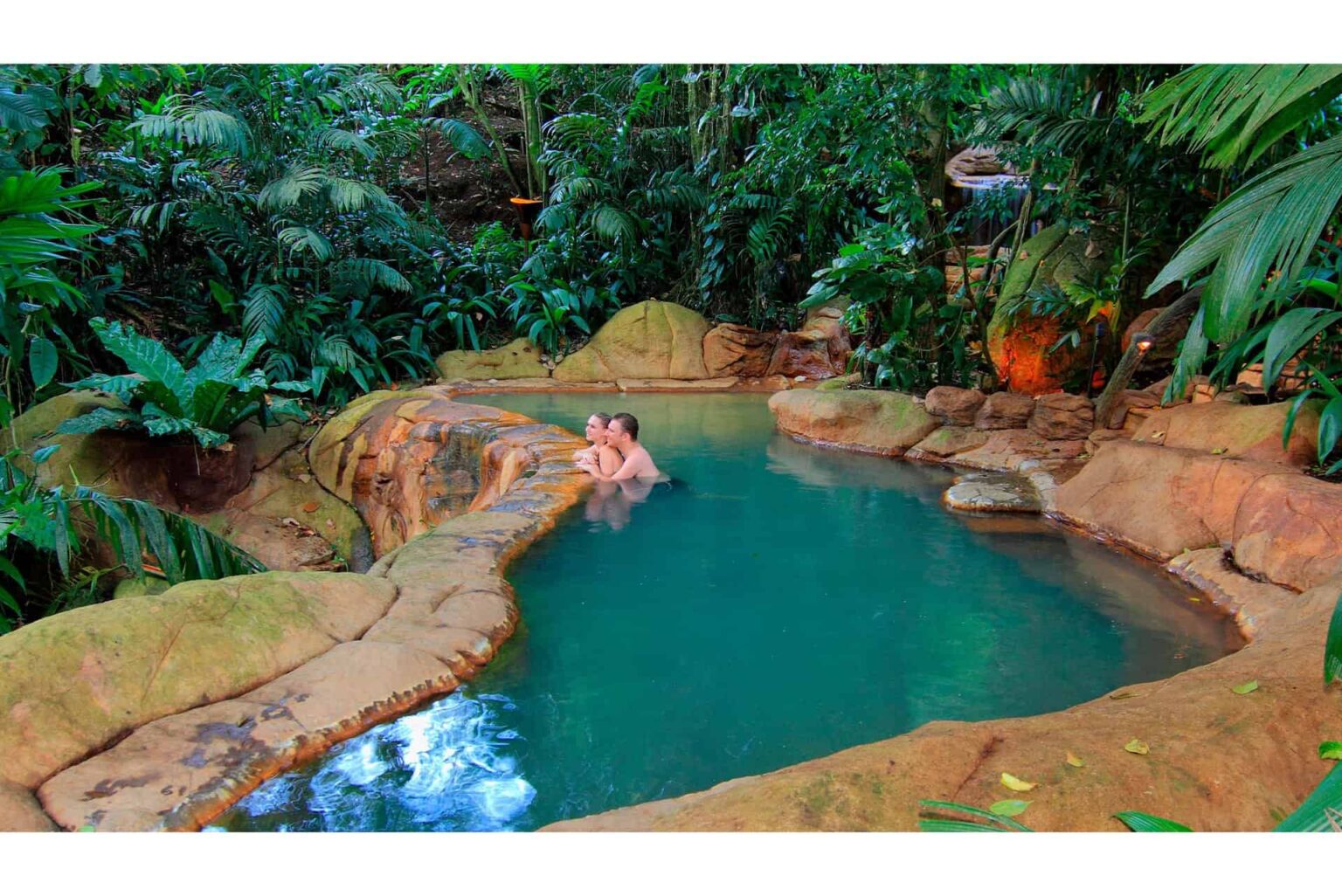 Hot mineral springs at The Springs Resort