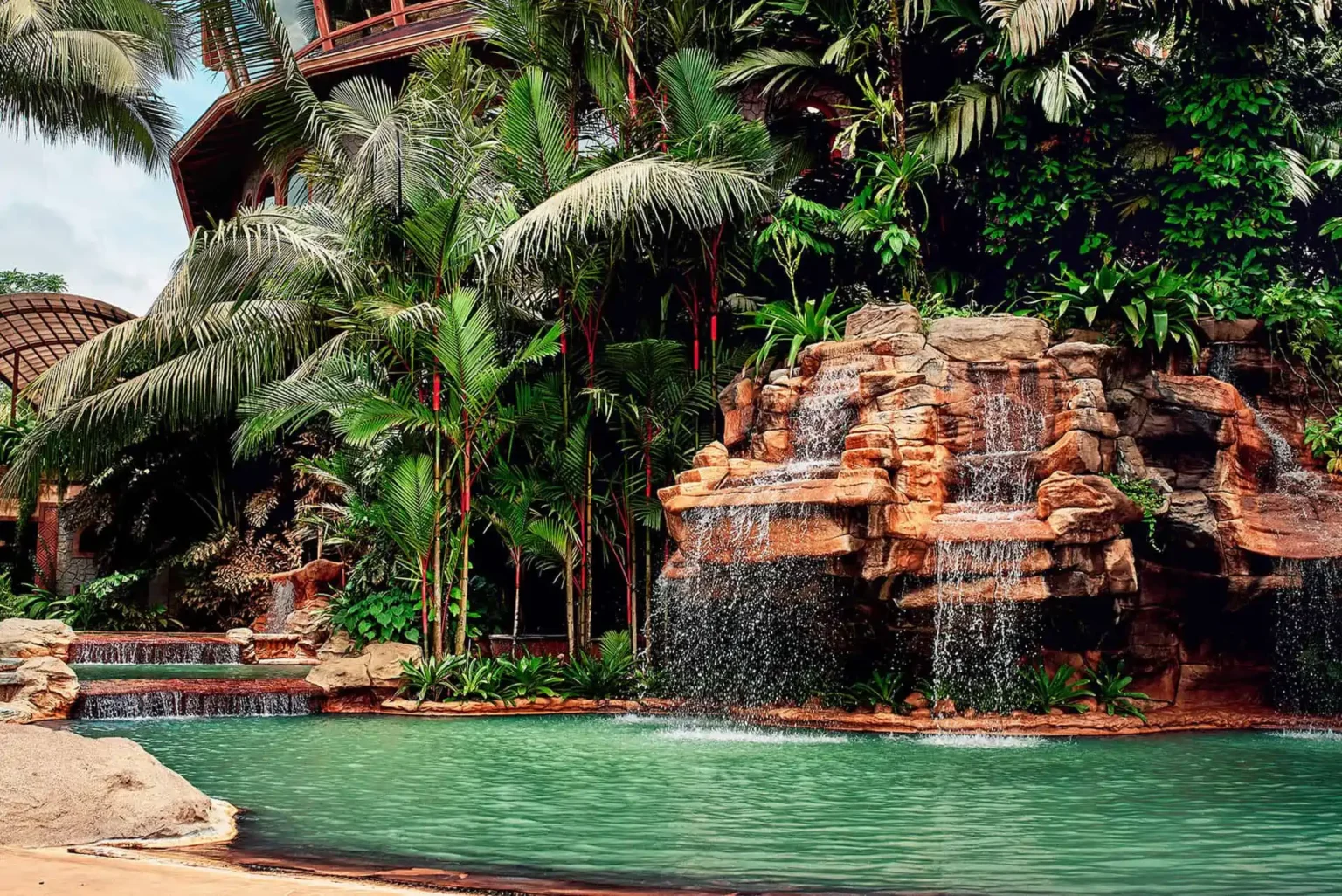 Waterfall springs at The Springs Resort
