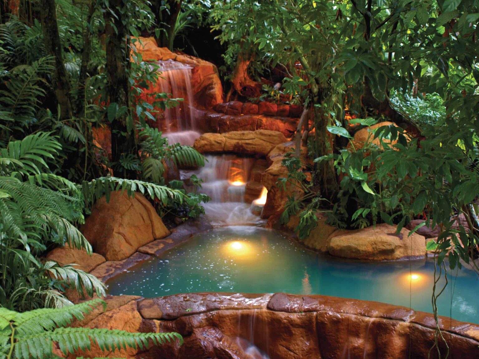 Perdido Springs, in the forest canyon at The Springs Resort