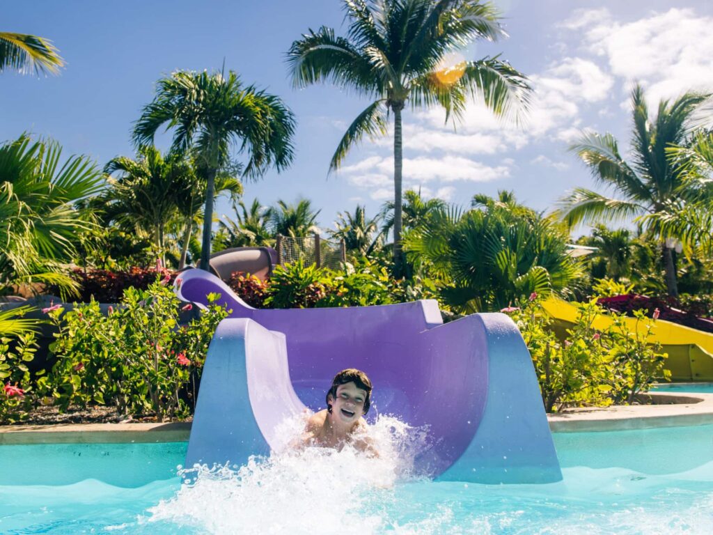 Grand Hyatt Baha Mar - Kids slide at Baha Bay water park